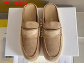 Dior Boy Mule in Rope Beige Suede Calfskin Replica