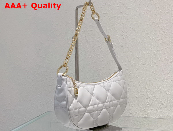Dior CD Lounge Bag Latte Supple Macrocannage Lambskin Replica
