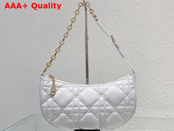 Dior CD Lounge Bag Latte Supple Macrocannage Lambskin Replica