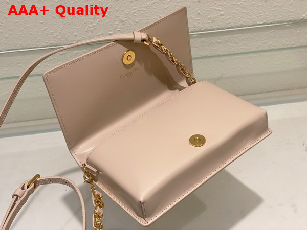 Dior CD Signature Mini Bag Powder Beige Calfskin with Embossed CD Signature Replica