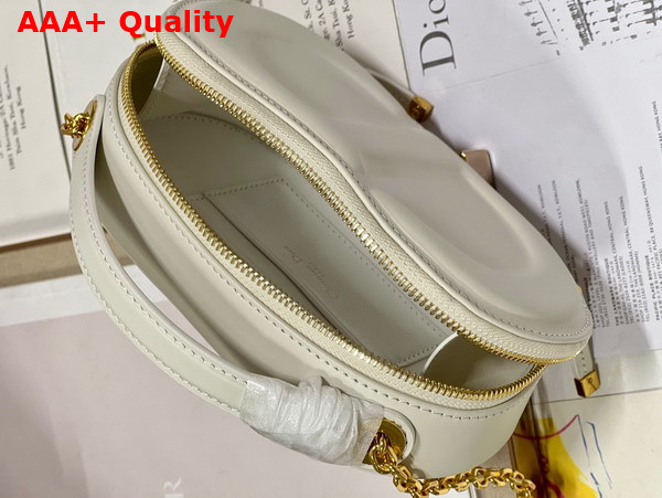 Dior CD Signature Oval Camera Bag Latte Calfskin with Embossed CD Signature Replica