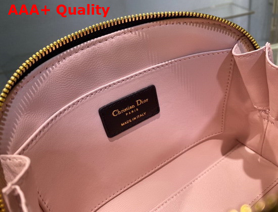 Dior Caro Beauty Pouch Black Cannage Lambskin Replica