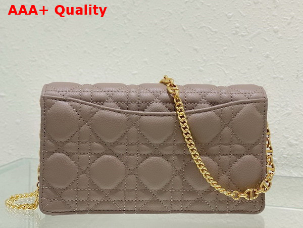 Dior Caro Pouch Sand Colored Supple Cannage Calfskin Replica