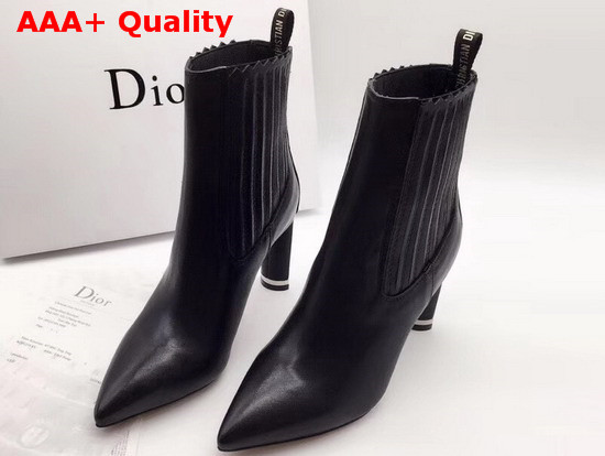 Dior Chelsea Ankle Boot in Black Calfskin Replica