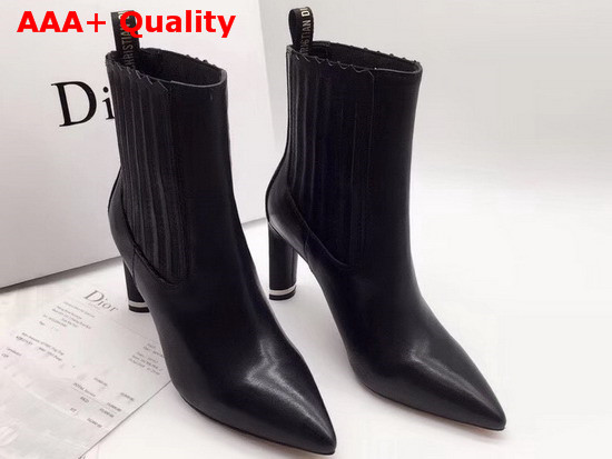 Dior Chelsea Ankle Boot in Black Calfskin Replica