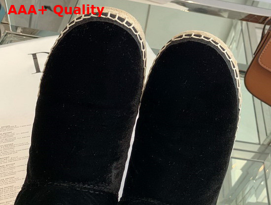 Dior Chez Moi Dior Granville Ankle Boot Black Suede Leather Replica