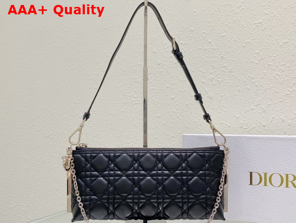 Dior Club Bag Black Cannage Lambskin Replica