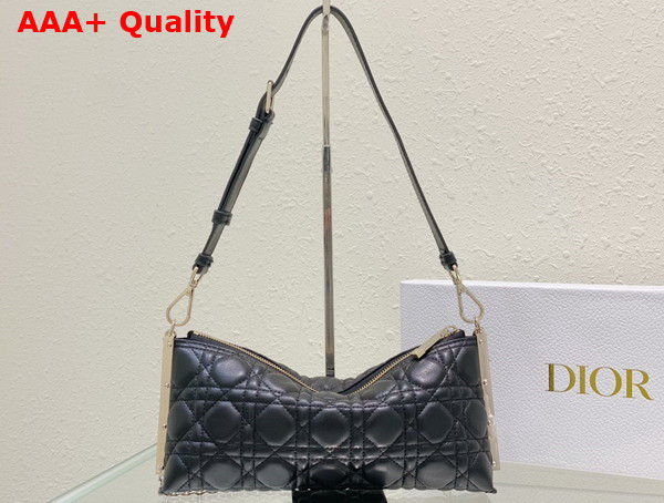 Dior Club Bag Black Cannage Lambskin Replica