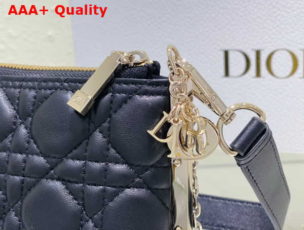 Dior Club Bag Black Cannage Lambskin Replica