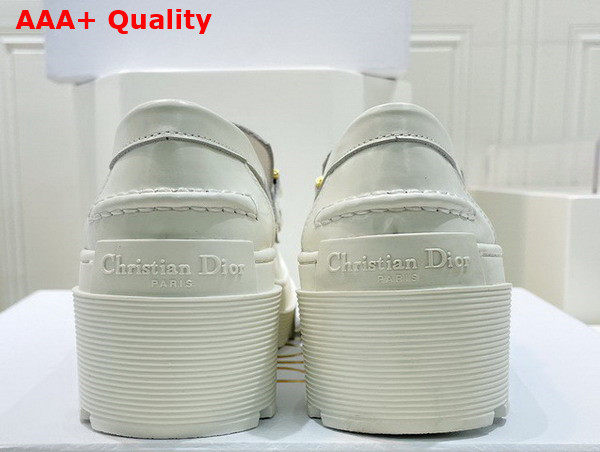 Dior Code Loafer White Brushed Calfskin Replica