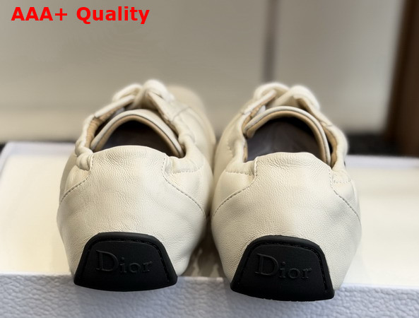 Dior Coeur Sneaker in Beige Calfskin Replica