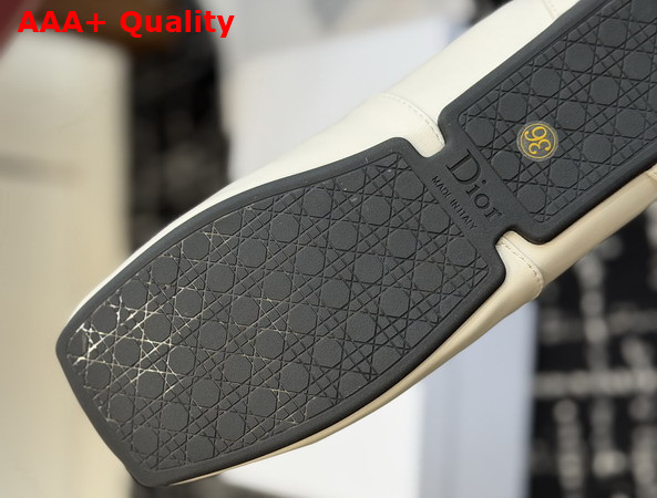 Dior Coeur Sneaker in Beige Calfskin Replica