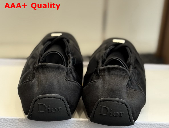 Dior Coeur Sneaker in Black Satin Replica