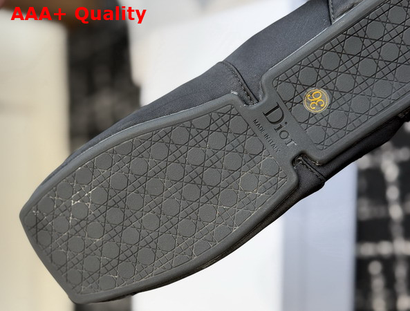 Dior Coeur Sneaker in Black Satin Replica