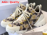 Dior D Connect Kaleidiorscopic Sneaker in Jade Kaleidoscope Printed Neoprene Replica