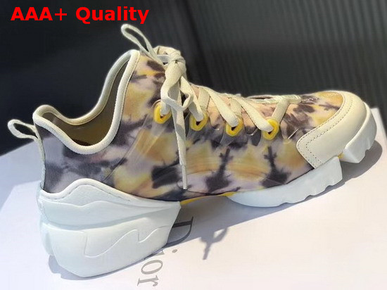 Dior D Connect Kaleidiorscopic Sneaker in Jade Kaleidoscope Printed Neoprene Replica