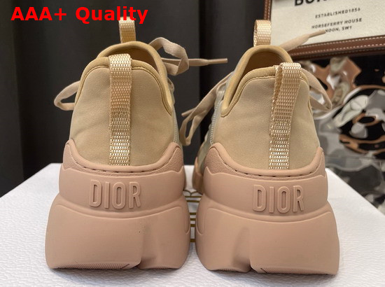 Dior D Connect Sneaker Nude Dior Spatial Printed Reflective Technical Fabric Replica