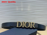 Dior D Cream Belt in Black Smooth Calfskin 20mm Replica