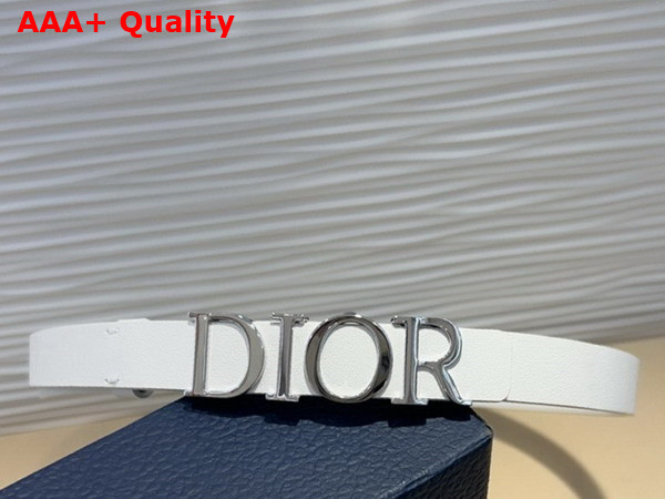Dior D Cream Belt in Latte Smooth Calfskin 20mm Replica