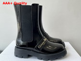 Dior D Quest Ankle Boot Black Calfskin Replica