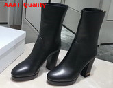 Dior D Rise Lambskin Platform Ankle Boot in Black Replica