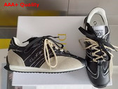 Dior D Sketch Sneaker Black Nylon and Calfskin Replica