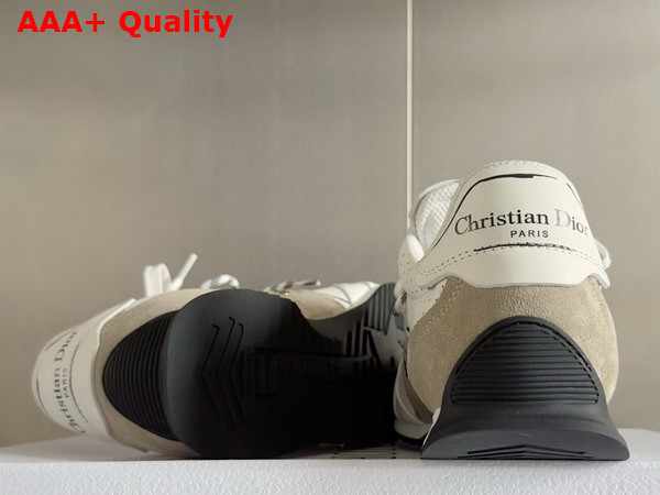 Dior D Sketch Sneaker White Nylon and Calfskin Replica