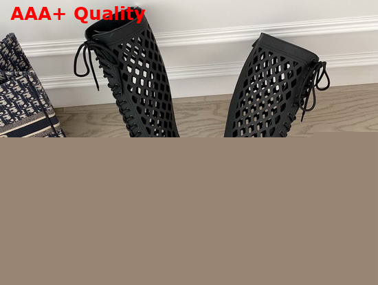 Dior D Trap Boot Black Matte Calfskin KCI655CFM Replica