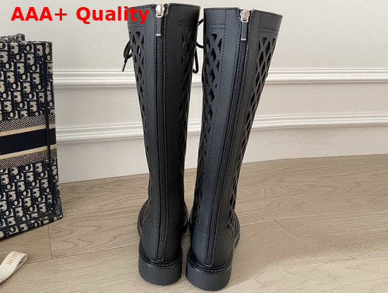 Dior D Trap Boot Black Matte Calfskin KCI655CFM Replica