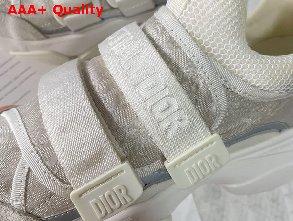 Dior D Wander Sneaker Beige Dior Oblique Technical Fabric Replica