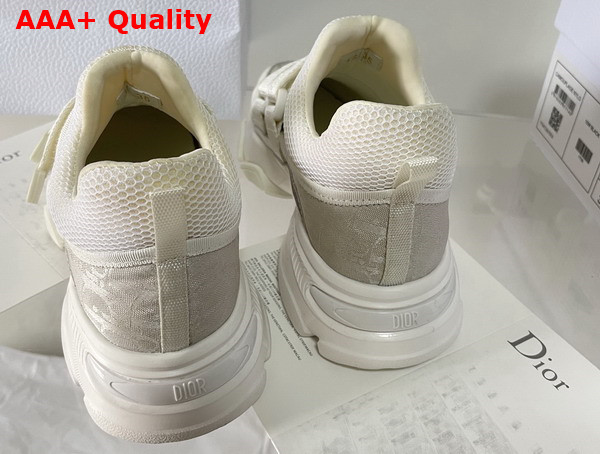 Dior D Wander Sneaker Beige Dior Oblique Technical Fabric Replica