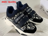 Dior D Wander Sneaker Deep Blue Dior Oblique Technical Fabric Replica