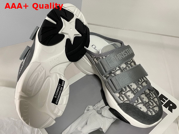 Dior D Wander Sneaker Gray Stone Dior Oblique Technical Fabric Replica