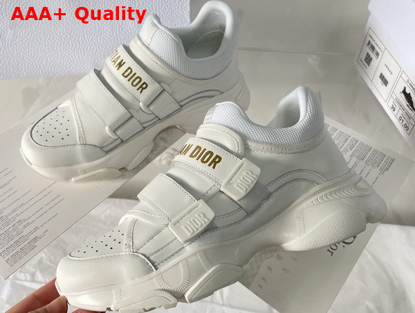 Dior D Wander Sneaker in White Calfskin Replica