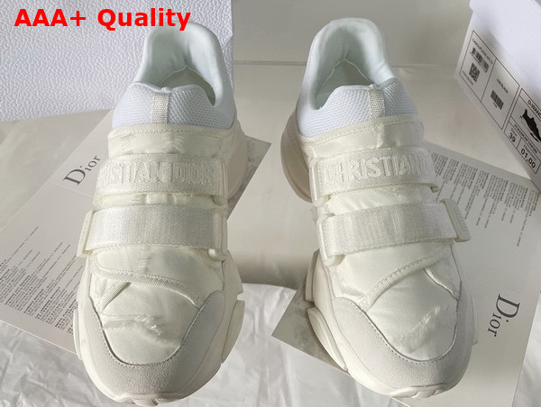 Dior D Wander Sneaker in White Camouflage Technical Fabric Replica