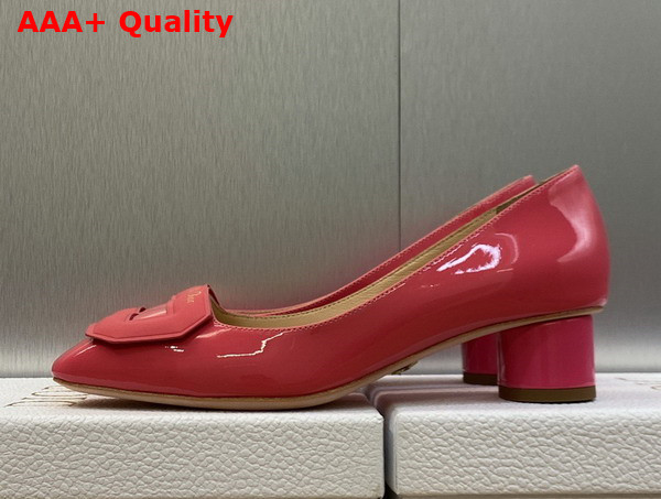 Dior Day Pump in Indy Pink Patent Calfskin Replica