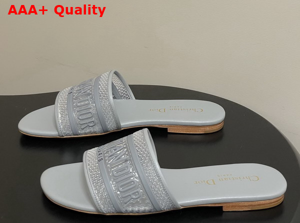 Dior Dway Slide Transparent and Gray Vinyl Replica