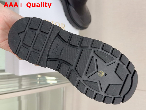 Dior Empreinte Ankle Boot Black Calfskin and Rubber Replica