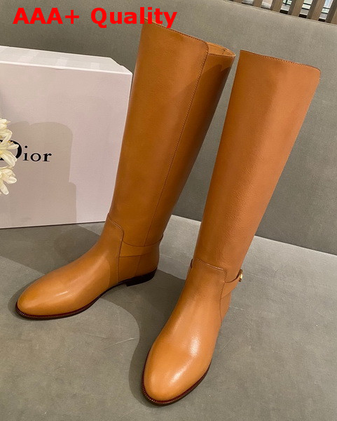 Dior Empreinte Boot Ochre Soft Calfskin Replica