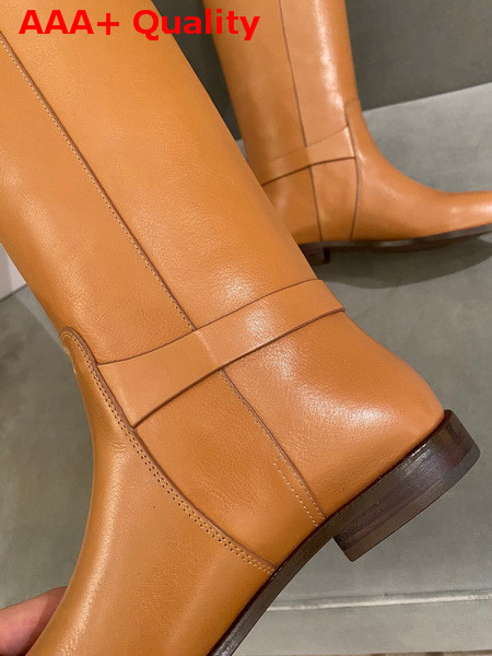 Dior Empreinte Boot Ochre Soft Calfskin Replica