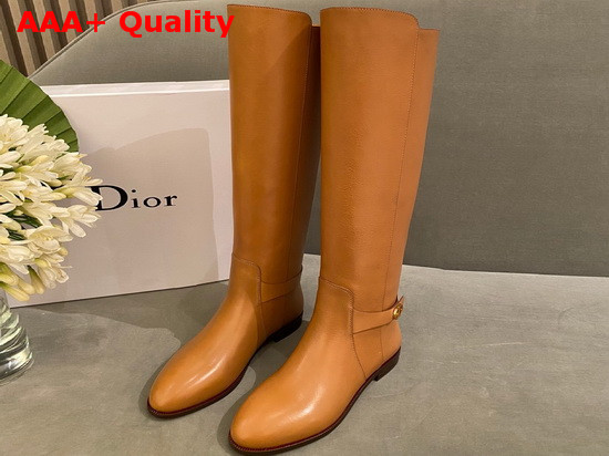 Dior Empreinte Boot Ochre Soft Calfskin Replica