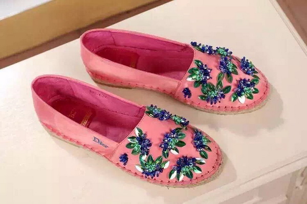 Dior Espadrill Shocking Pink With Embroidery for Sale
