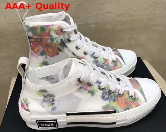 Dior Flowers Technical Canvas B23 High Top Sneaker Replica