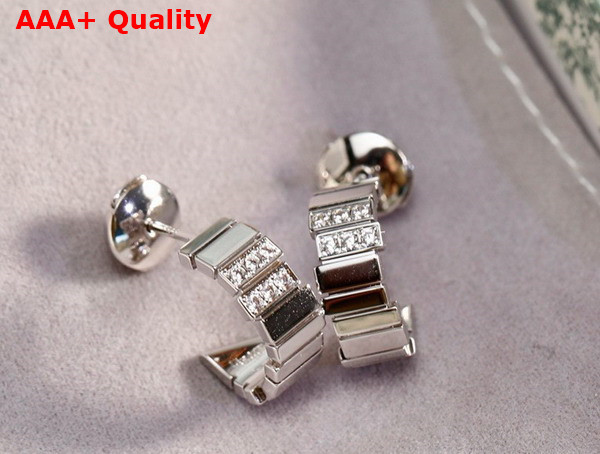Dior GEM Dior Earrings White Gold and Diamonds Replica