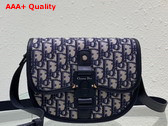 Dior Gallop Messenger Bag Beige and Black Dior Oblique Jacquard and Black Grained Calfskin Replica