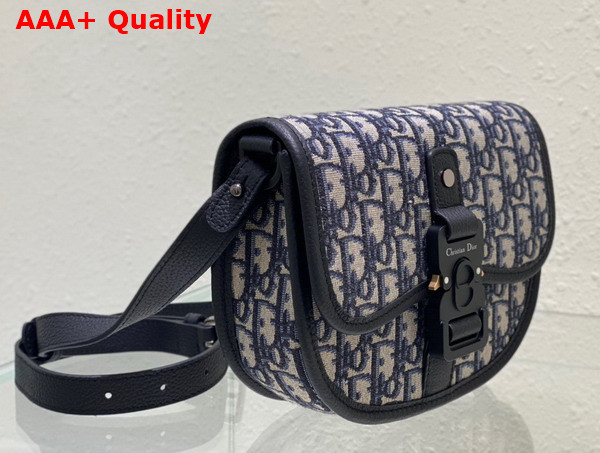 Dior Gallop Messenger Bag Beige and Black Dior Oblique Jacquard and Black Grained Calfskin Replica