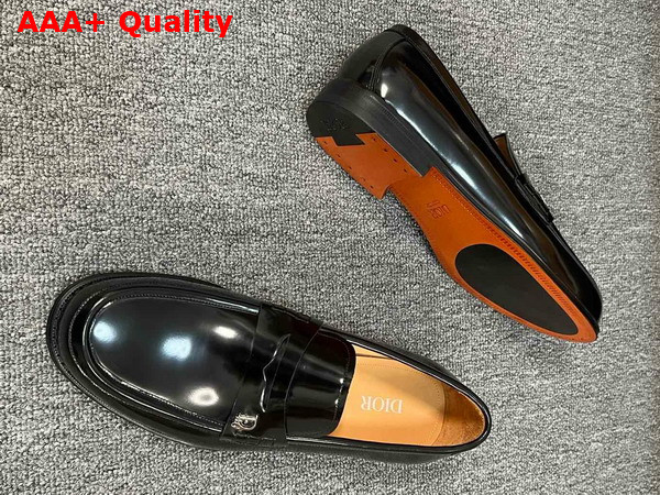 Dior Granville Loafer in Black Shiny Calfskin Replica