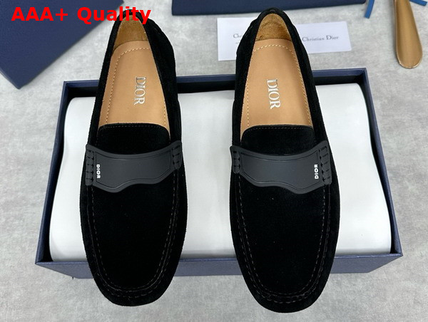 Dior Granville Loafer in Black Suede Leather Replica