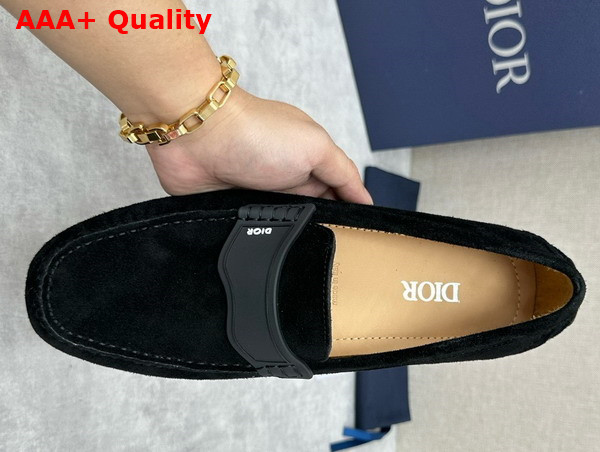 Dior Granville Loafer in Black Suede Leather Replica