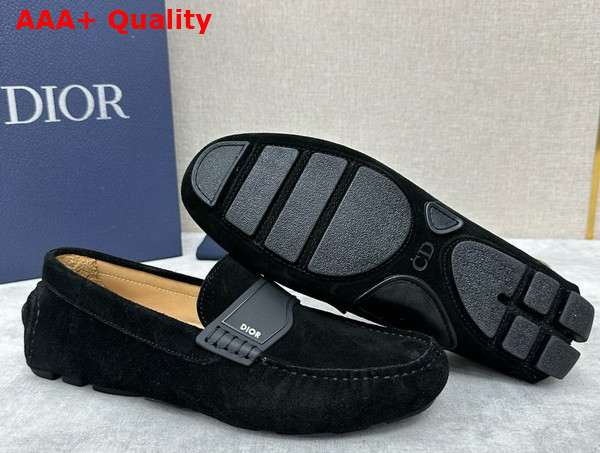 Dior Granville Loafer in Black Suede Leather Replica
